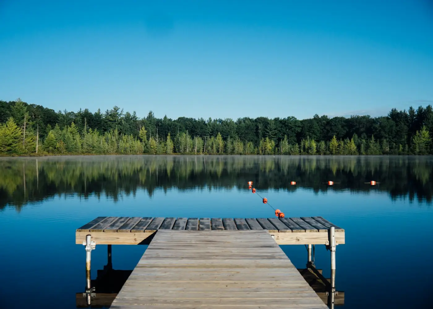 Still lake water
